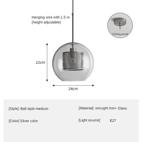 Nordic Hanglamp Glass Pendantt