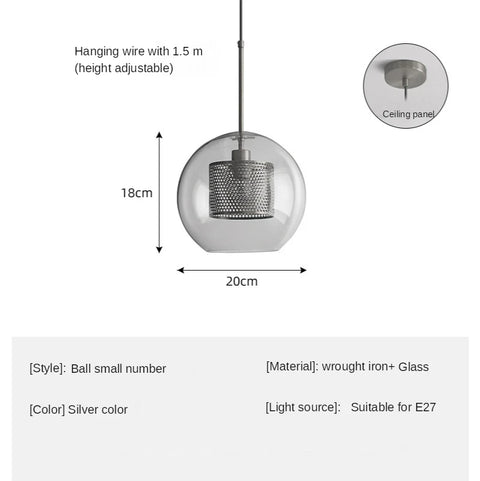 Nordic Hanglamp Glass Pendantt