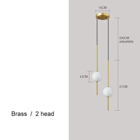 Nordic Glass Ball Pendant
