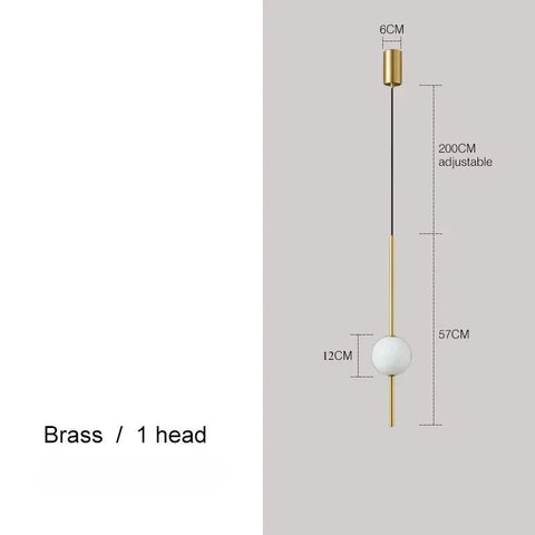 Nordic Glass Ball Pendant