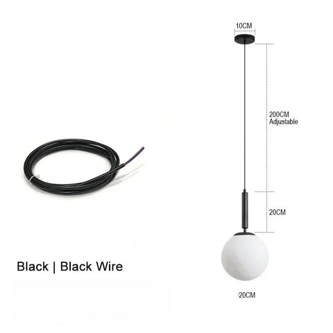 Orb Hanging Pendant Light