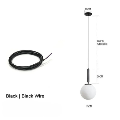 Orb Hanging Pendant Light