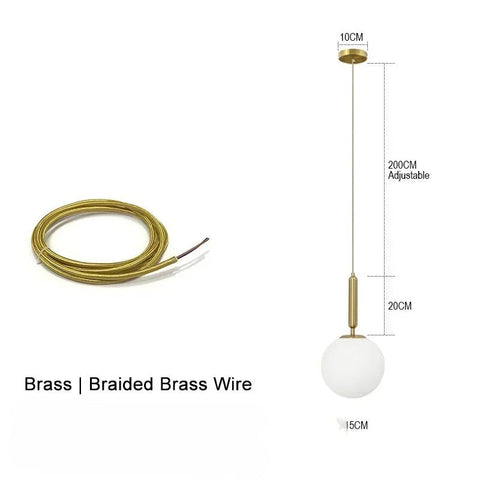 Orb Hanging Pendant Light