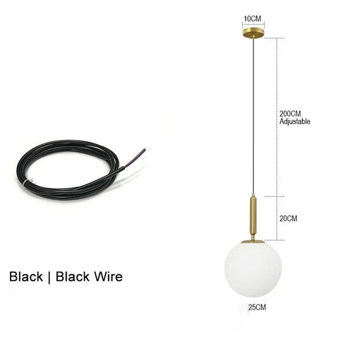 Orb Hanging Pendant Light