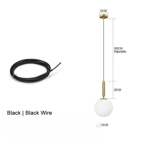 Orb Hanging Pendant Light