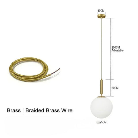 Orb Hanging Pendant Light