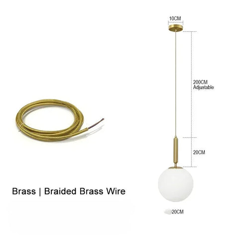 Orb Hanging Pendant Light