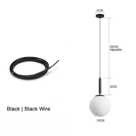 Orb Hanging Pendant Light
