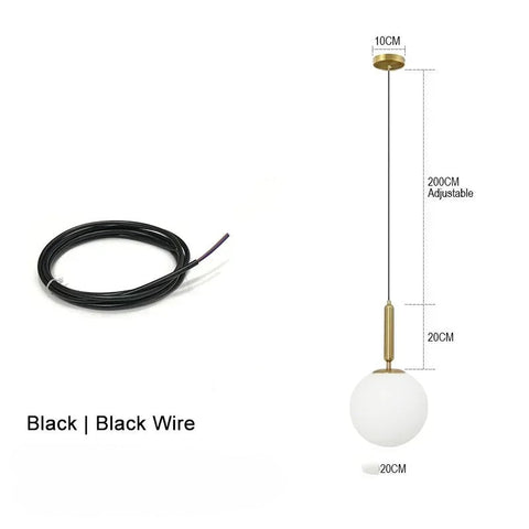 Orb Hanging Pendant Light