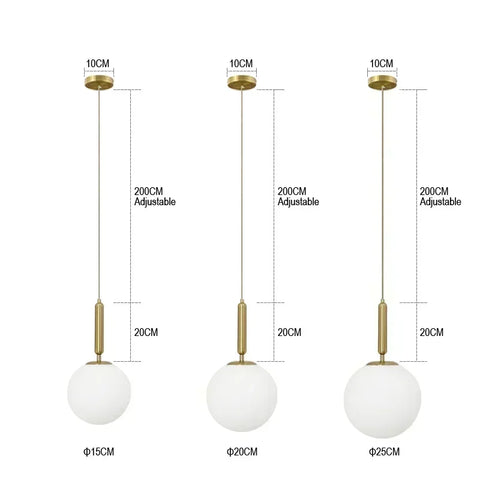 Orb Hanging Pendant Light