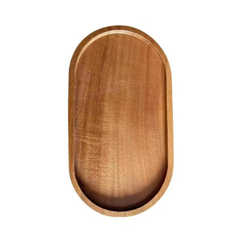 Japanese wooden serving tray, minimalist wood platter