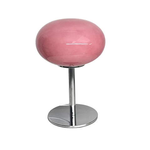 Macaron glass table lamp, pastel tiered glass bedside lamp