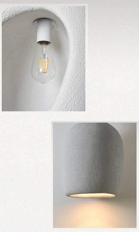 Wabi-Sabi dining chandelier, layered organic pendant light