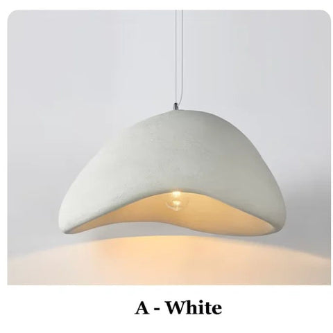 Dome pendant light, shade type A in white