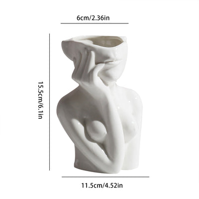 Bust Ceramic Vase