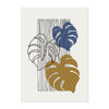 Geo Monstera Canvas Prints