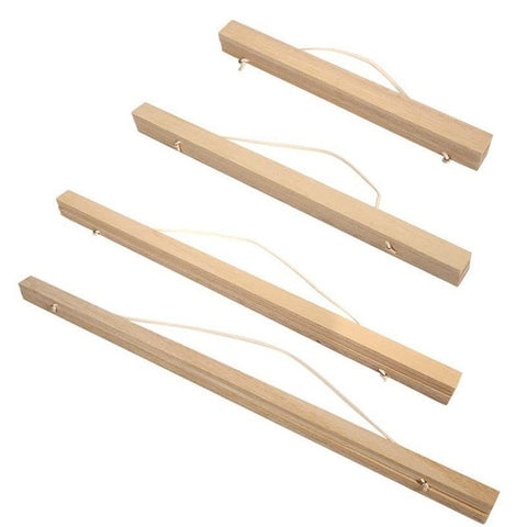 Magnetic pine print hanger for canvas prints