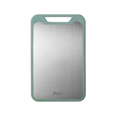 Double-sided stainless steel cutting board