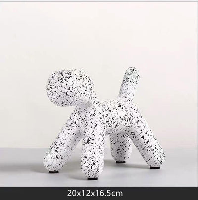 Modern Puppy Sculpture