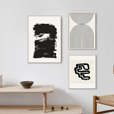 Monochrome Minimalism Canvas Prints