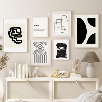 Monochrome Minimalism Canvas Prints