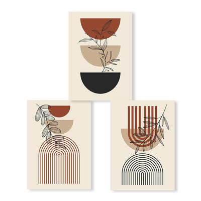 Neutral Geometry Canvas Prints