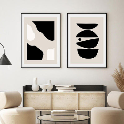 Scandi Geometric Canvas Prints