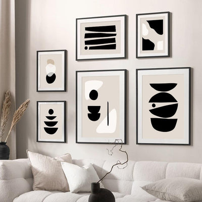 Scandi Geometric Canvas Prints