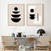 Scandi Geometric Canvas Prints