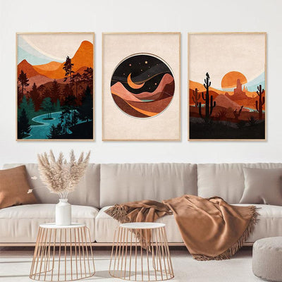 West Boho Canvas Prints