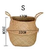 Seagrass planter basket, S, 22cm wide and 20cm tall