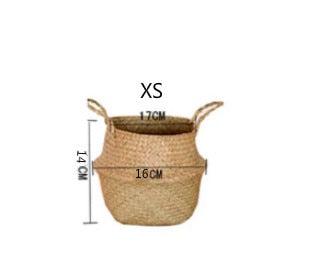 Seagrass planter basket, XS, 16cm wide and 14cm tall