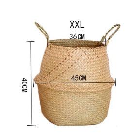Seagrass planter basket, XXL, 45cm wide and 40cm tall