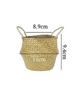 Seagrass planter basket, XXS, 11cm wide and 9.4cm tall