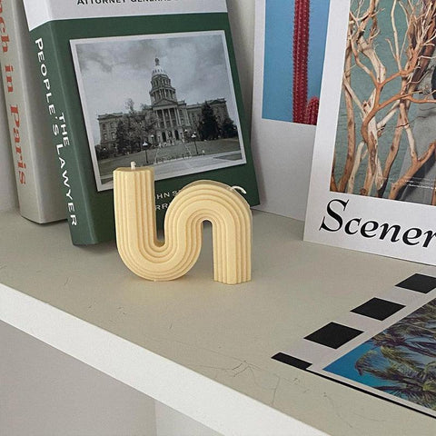 Aromatic S-Shaped Candle Ornament-Hombe