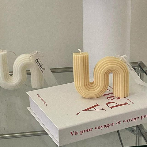Aromatic S-Shaped Candle Ornament-Hombe