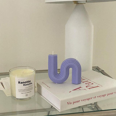 Aromatic S-Shaped Candle Ornament-Hombe